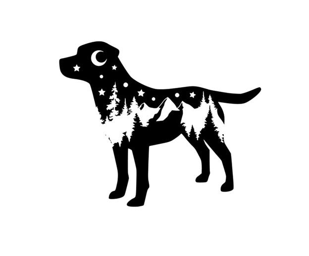 Adventure Labrador Retriever Decal