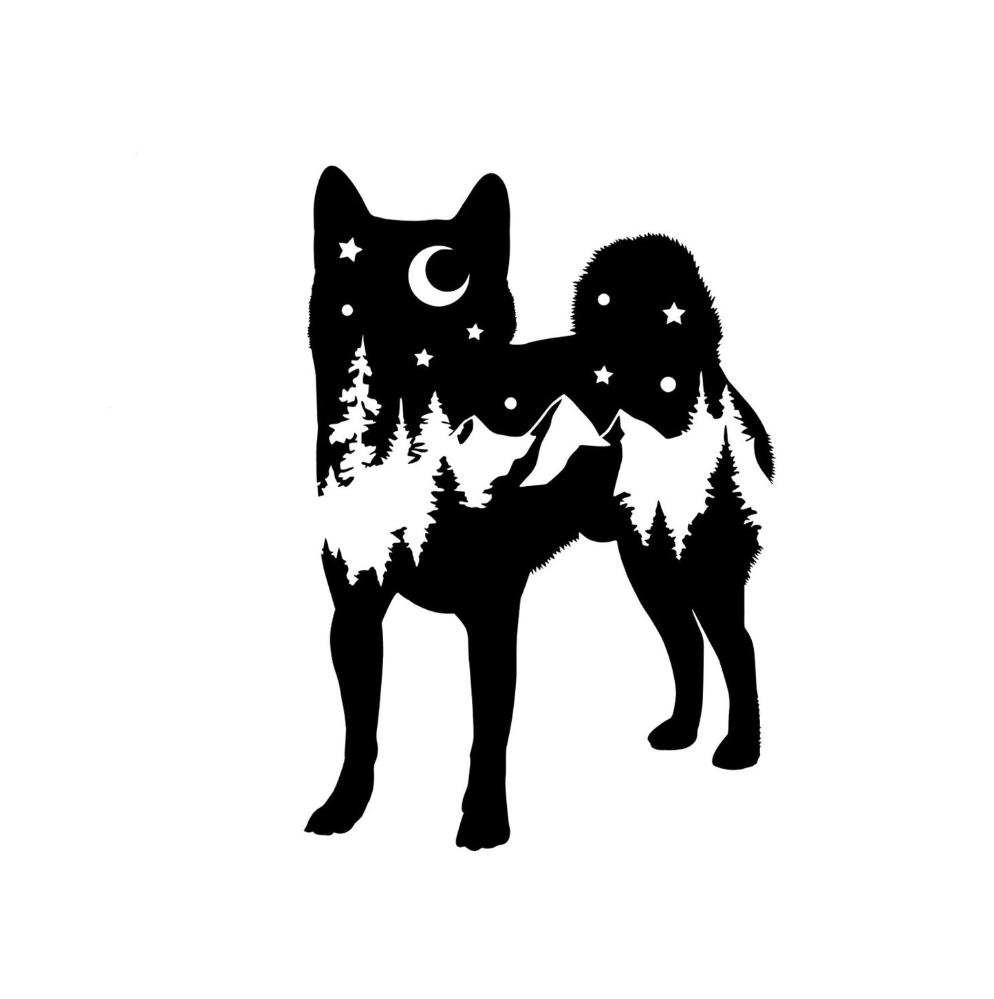 Adventure Shiba Inu Decal