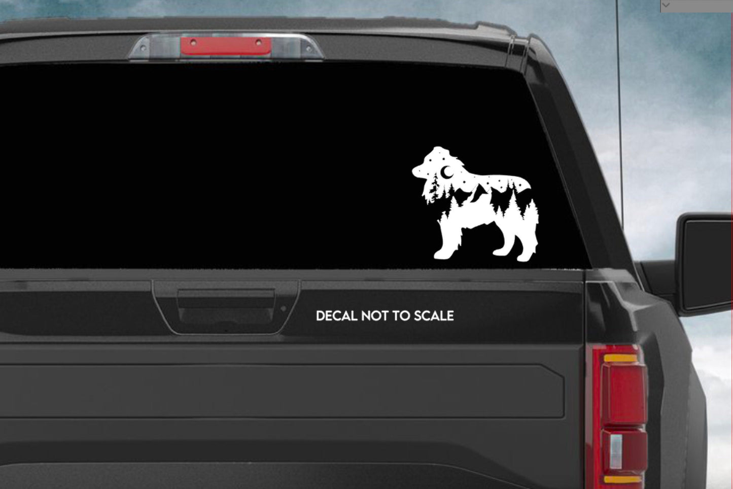 Wigglebutt Aussie decal, Aussie Shepherd bumper sticker, dog mom, dog sticker, permanent decal/bumper sticker, Australian shepherd decal