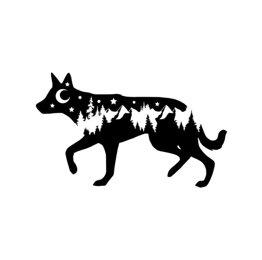 Adventure Koolie decal, Kelpie nature bumper sticker, dog sticker, decal/bumper sticker, Herding dog decal, PNW Kelpie/Koolie