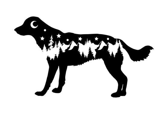 Adventure Springer Spaniel decal, Springer mix nature bumper sticker, dog mom, dog sticker, permanent decal/ sticker, Spaniel decal, PNW