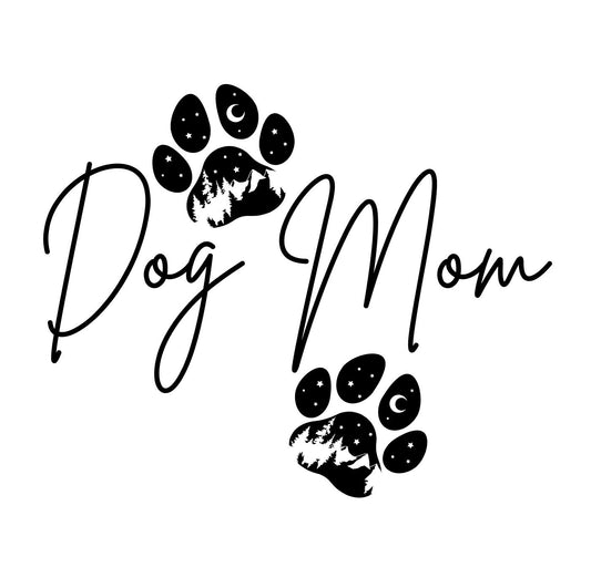 Adventure Dog Mom decal, PNW Dog Mom nature bumper sticker, dog mom, dog sticker, permanent decal/bumper sticker, nature decal, PNW