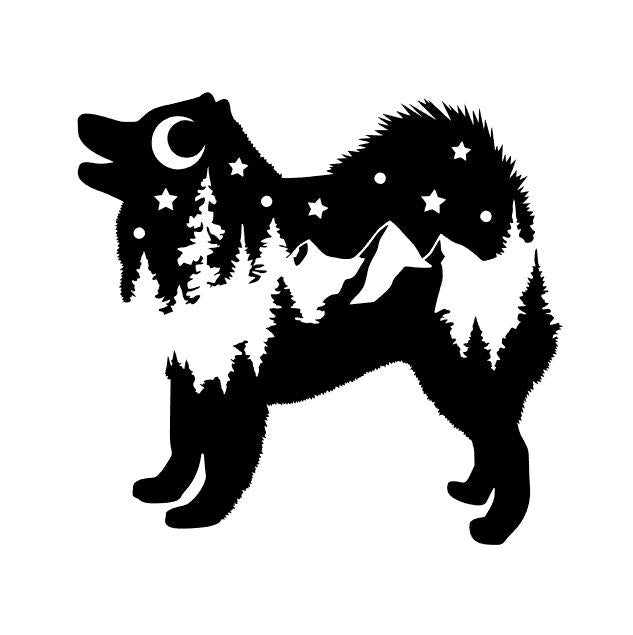 Adventure Samoyed decal, Samoyed nature bumper sticker, dog sticker, permanent decal/bumper sticker, Samoyed PNW decal, dog mom