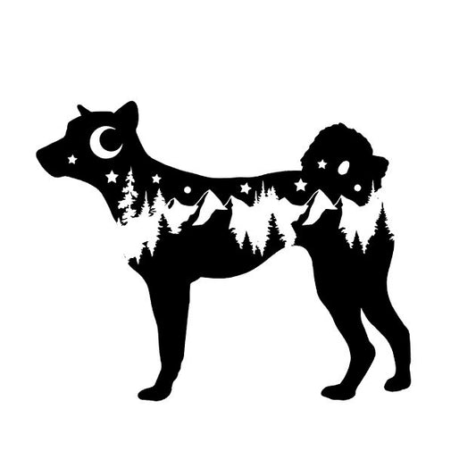 Adventure Dog decal, Dog nature bumper sticker, dog mom, dog sticker, permanent decal/bumper sticker, Dog decal, PNW