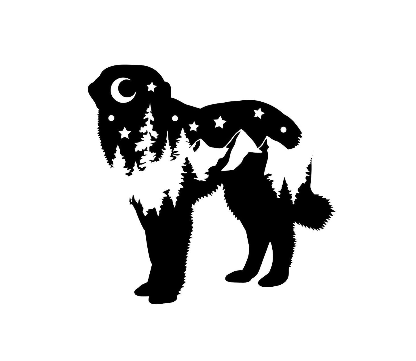 Adventure Great Pyrenees decal, Great Pyrenees nature bumper sticker, dog mom, dog sticker, decal/bumper sticker, Pyrenees decal, PNW